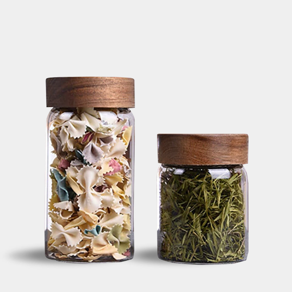 Elegant Glass Storage Canisters for Your Kitchen