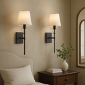 Elegant Iron Wall Lights - Set of 2
