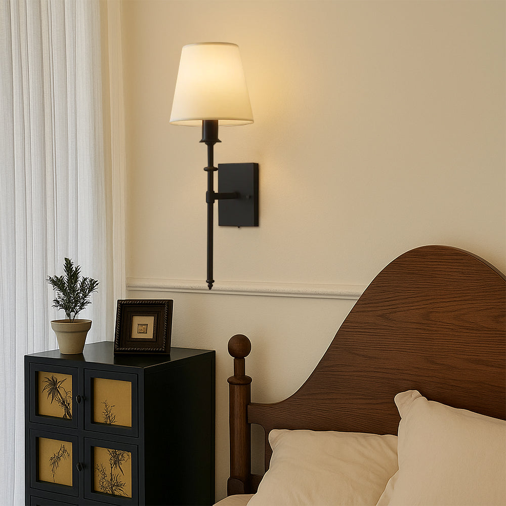 Elegant Iron Wall Lights - Set of 2