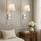 Elegant Iron Wall Lights - Set of 2