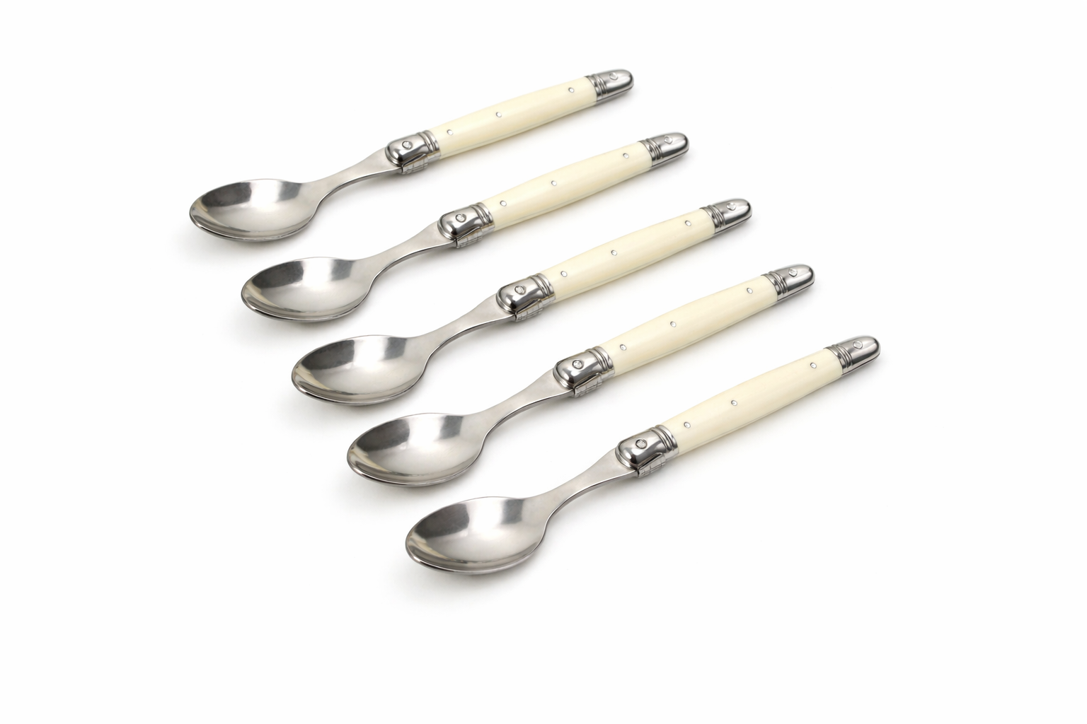 Elegant Ivory Stainless Steel Flatware Collection
