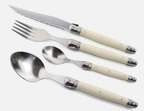 Elegant Ivory Stainless Steel Flatware Collection