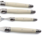 Elegant Ivory Stainless Steel Flatware Collection