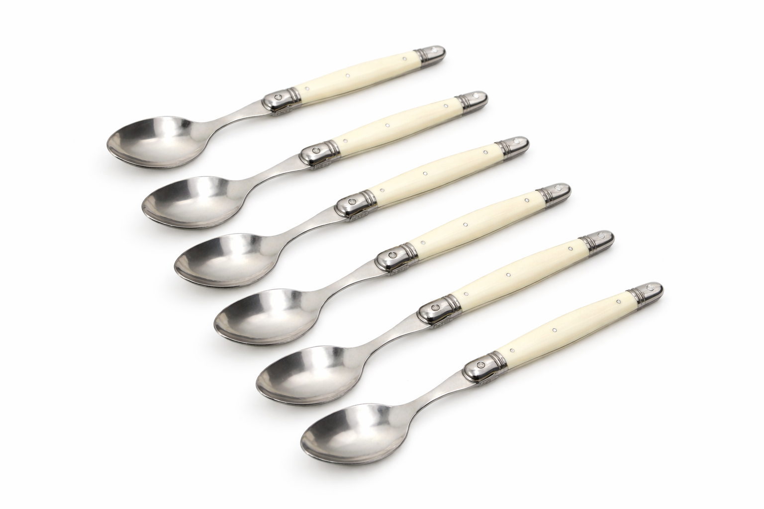 Elegant Ivory Stainless Steel Flatware Collection
