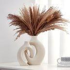 Elegant Duo of Abstract Ceramic Vases