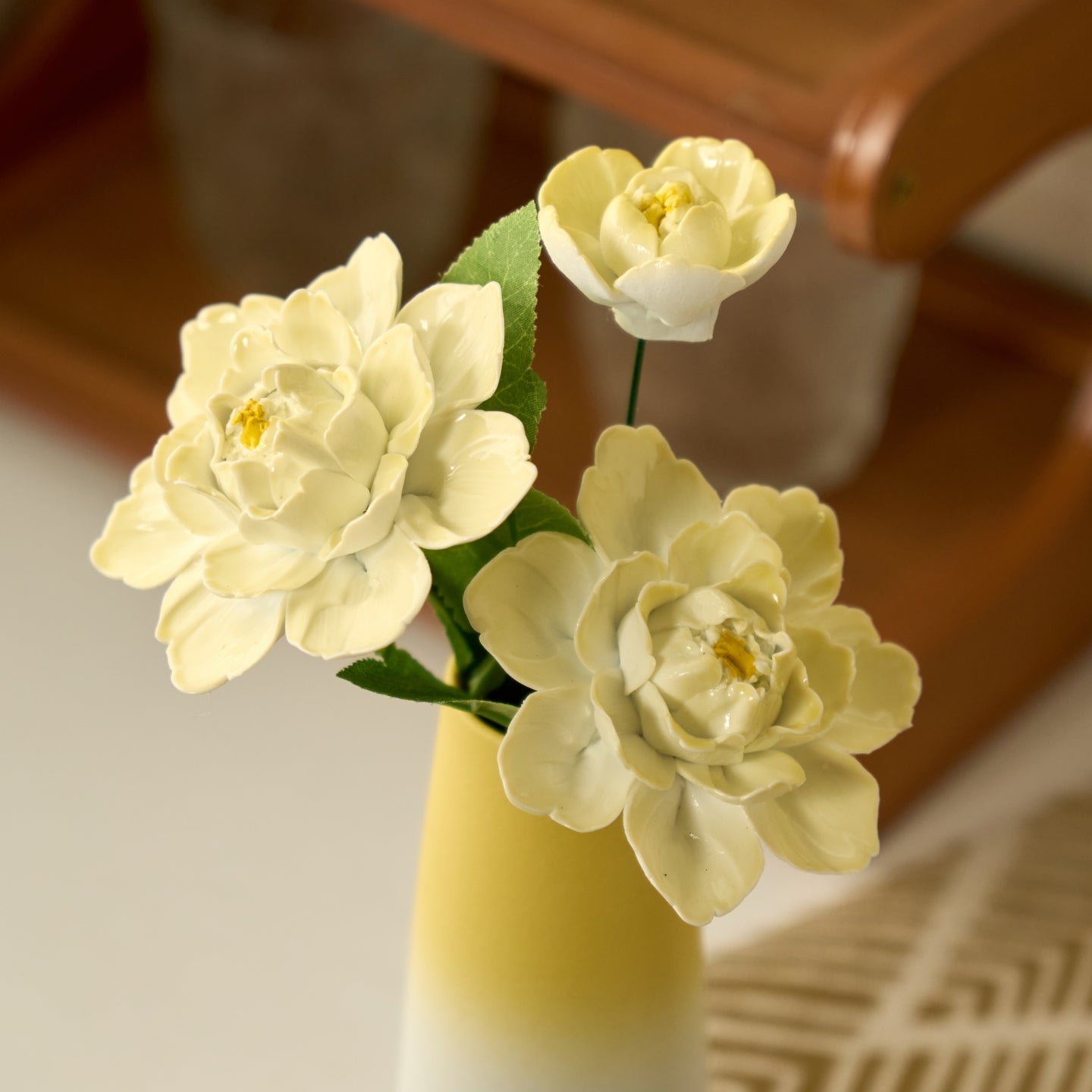 Eternal Blossom Porcelain Floral Display