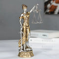 Elegant Justice Figure in Resin for Timeless Decor