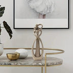 Elegant Resin Embrace Wall Art