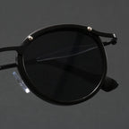 Vintage-Inspired Round Shades with Glare-Reducing Lenses