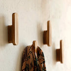 Chic Natural Wood Wall Hook for Modern Spaces