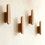 Chic Natural Wood Wall Hook for Modern Spaces