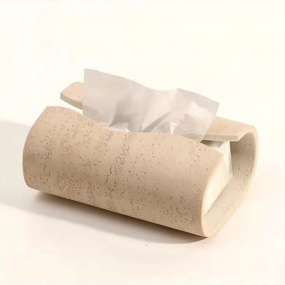 Elegant Natural Stone Tissue Holder for Every Room