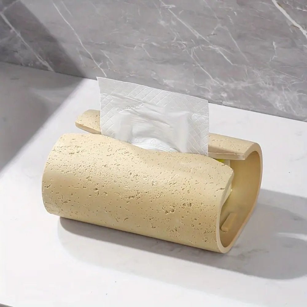 Elegant Natural Stone Tissue Holder for Every Room