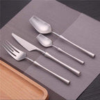 Elegant Satin Finish Stainless Steel Cutlery Collection