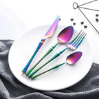 Elegant Satin Finish Stainless Steel Cutlery Collection
