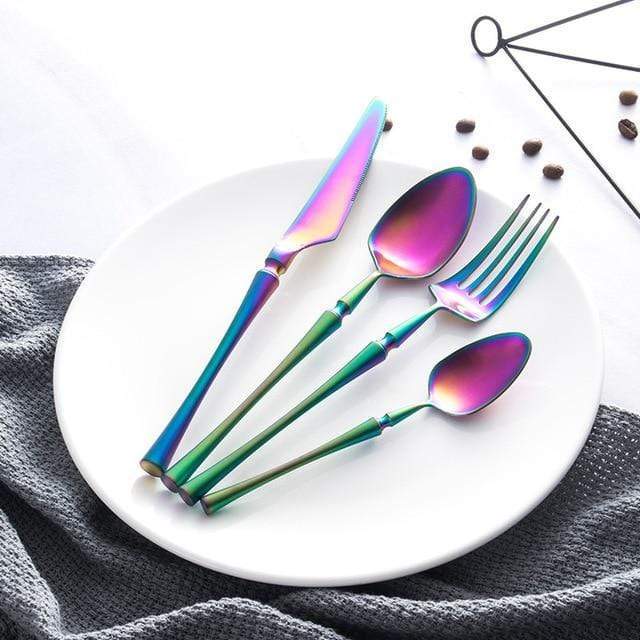 Elegant Satin Finish Stainless Steel Cutlery Collection