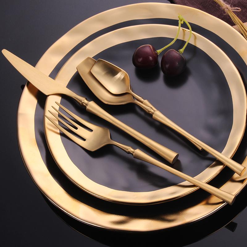 Elegant Satin Finish Stainless Steel Cutlery Collection
