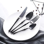 Elegant Satin Finish Stainless Steel Cutlery Collection
