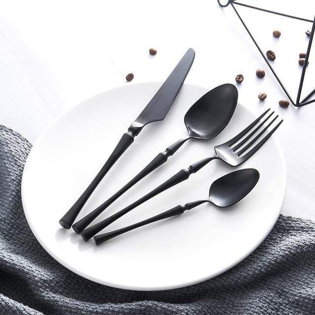 Elegant Satin Finish Stainless Steel Cutlery Collection