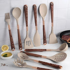 Sleek Silicone Cooking Utensil Collection