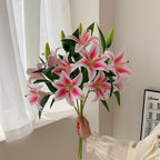 Elegant Silk Lily Stem for Timeless Décor