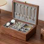 Elegant Solid Wood Jewelry Organizer