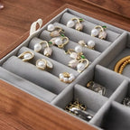 Elegant Solid Wood Jewelry Organizer