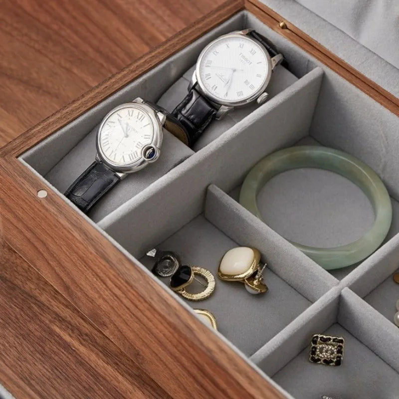 Elegant Solid Wood Jewelry Organizer