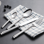 Elegant Stainless Steel Dining Utensils Set
