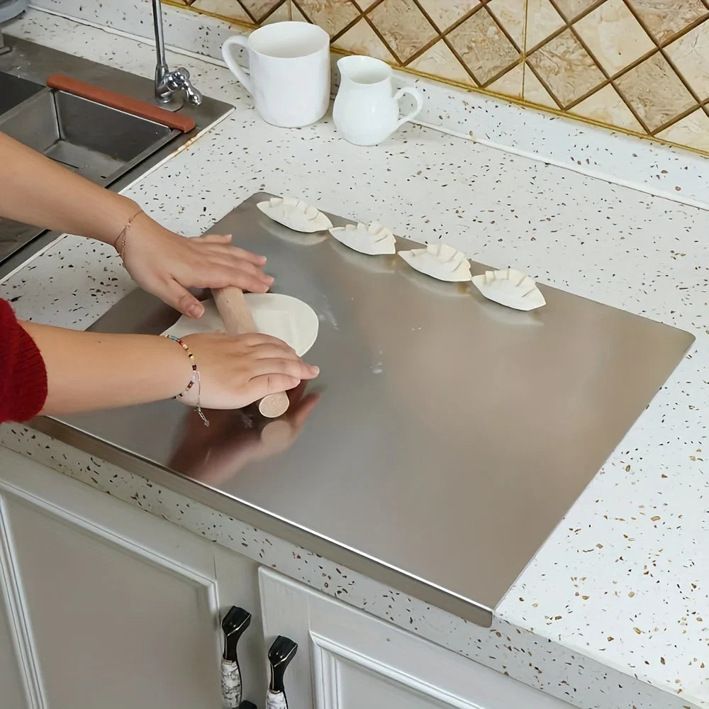 Durable Stainless Steel Kitchen Prep Board