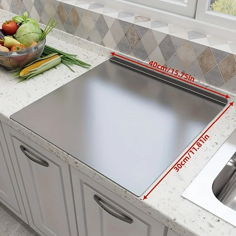 Durable Stainless Steel Kitchen Prep Board