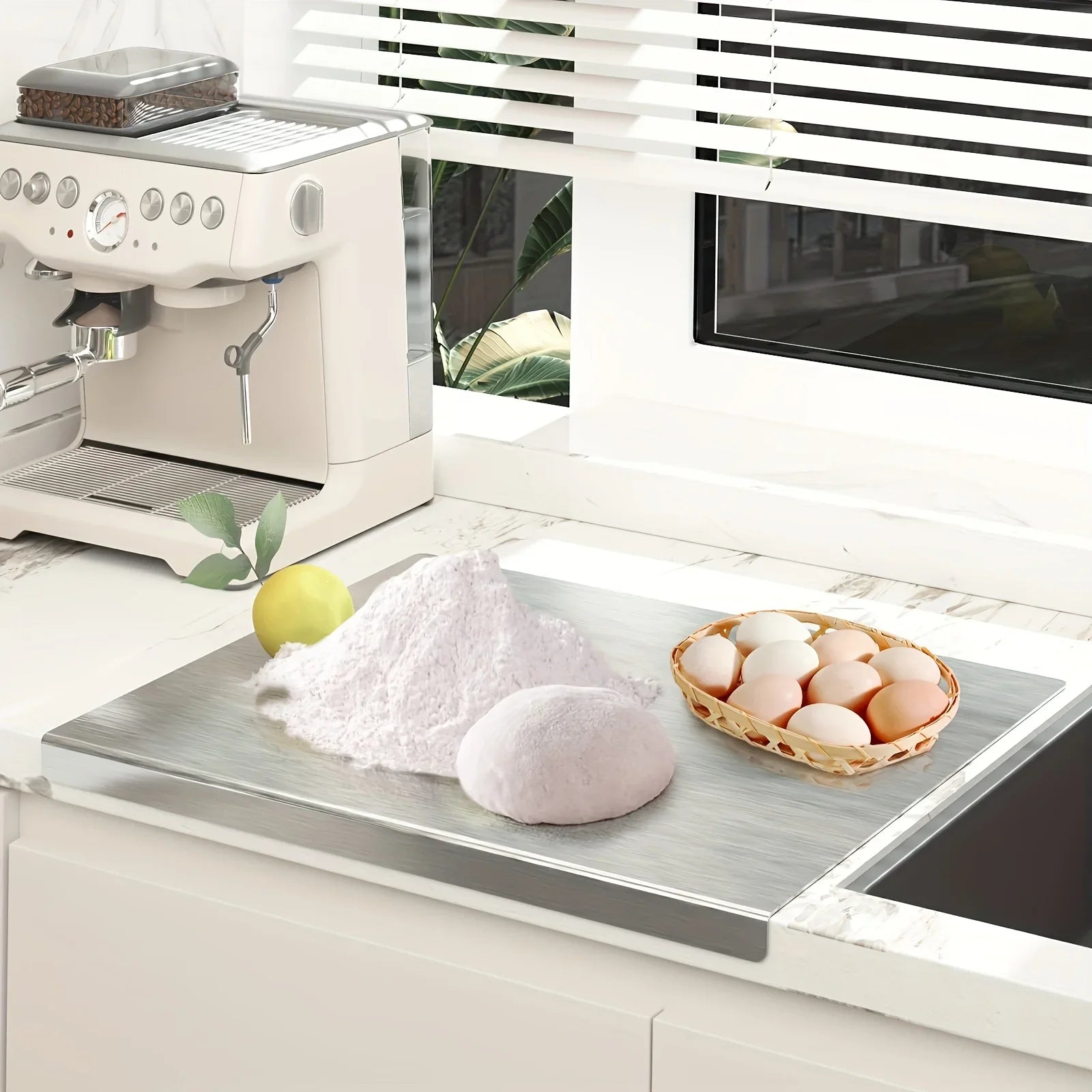 Durable Stainless Steel Kitchen Prep Board