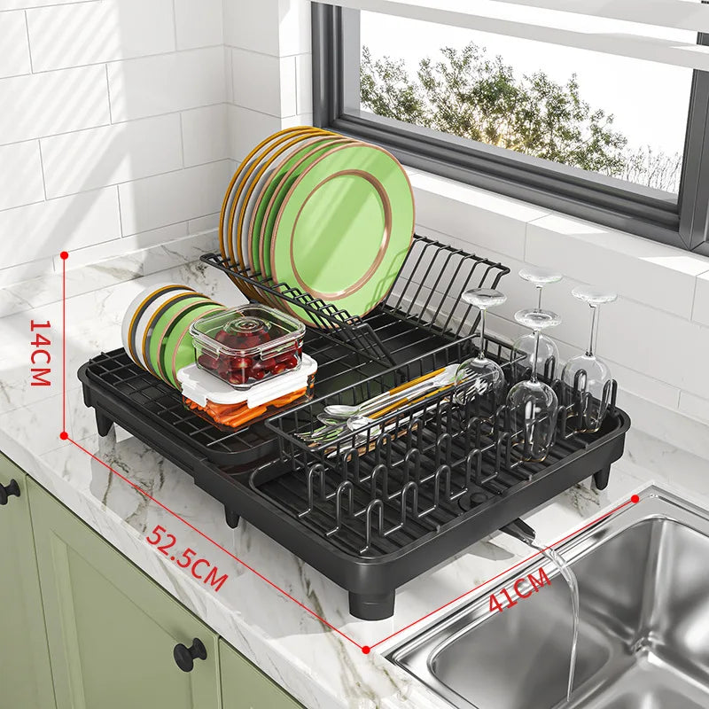 Versatile Stainless Steel Dish Drying Solution