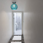 Elegant Textured Semi-Flush Mount Ceiling Fixture