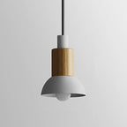 Chic Wooden Cone Pendant Light for Modern Spaces