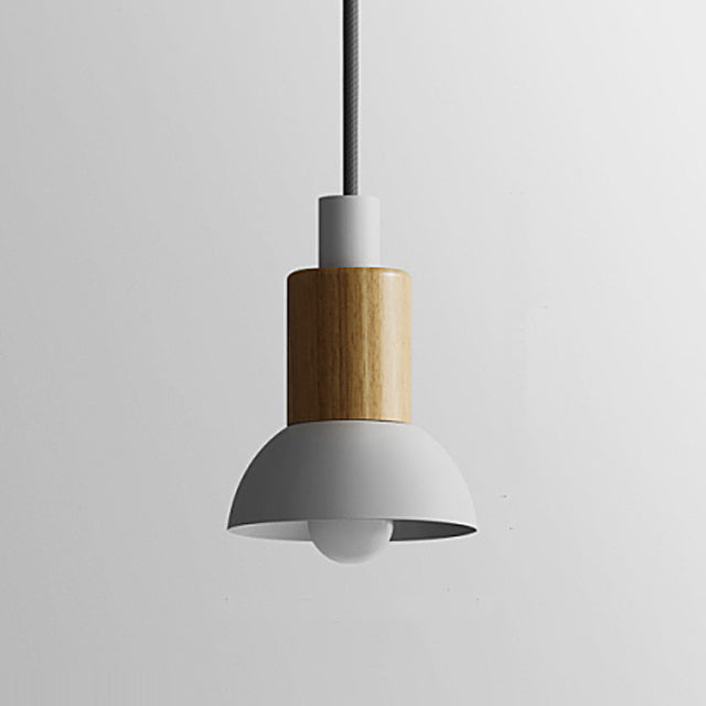 Chic Wooden Cone Pendant Light for Modern Spaces