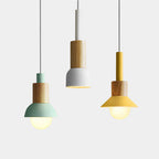 Chic Wooden Cone Pendant Light for Modern Spaces