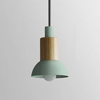 Chic Wooden Cone Pendant Light for Modern Spaces