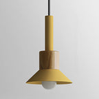 Chic Wooden Cone Pendant Light for Modern Spaces