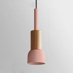 Chic Wooden Cone Pendant Light for Modern Spaces