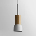 Chic Wooden Cone Pendant Light for Modern Spaces