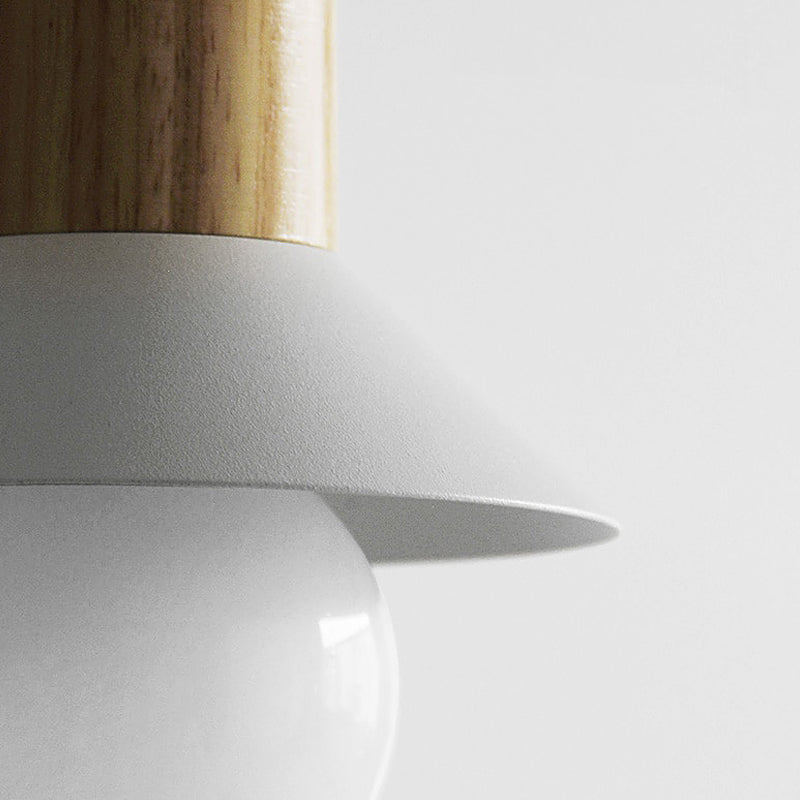 Chic Wooden Cone Pendant Light for Modern Spaces
