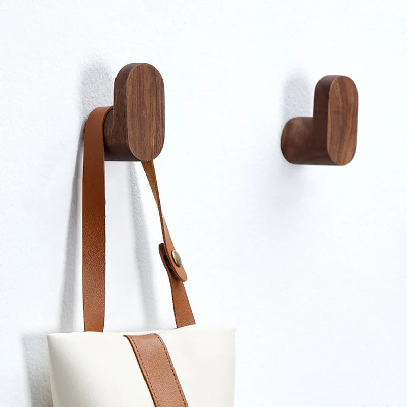 Sophisticated Wooden Wall Hooks for Stylish Spaces