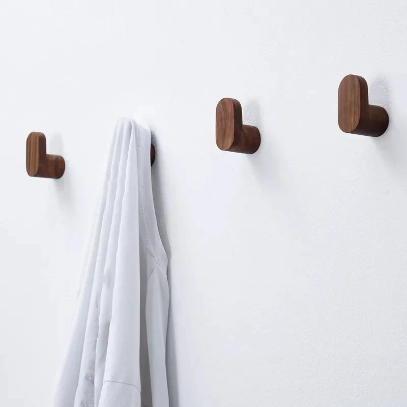 Sophisticated Wooden Wall Hooks for Stylish Spaces
