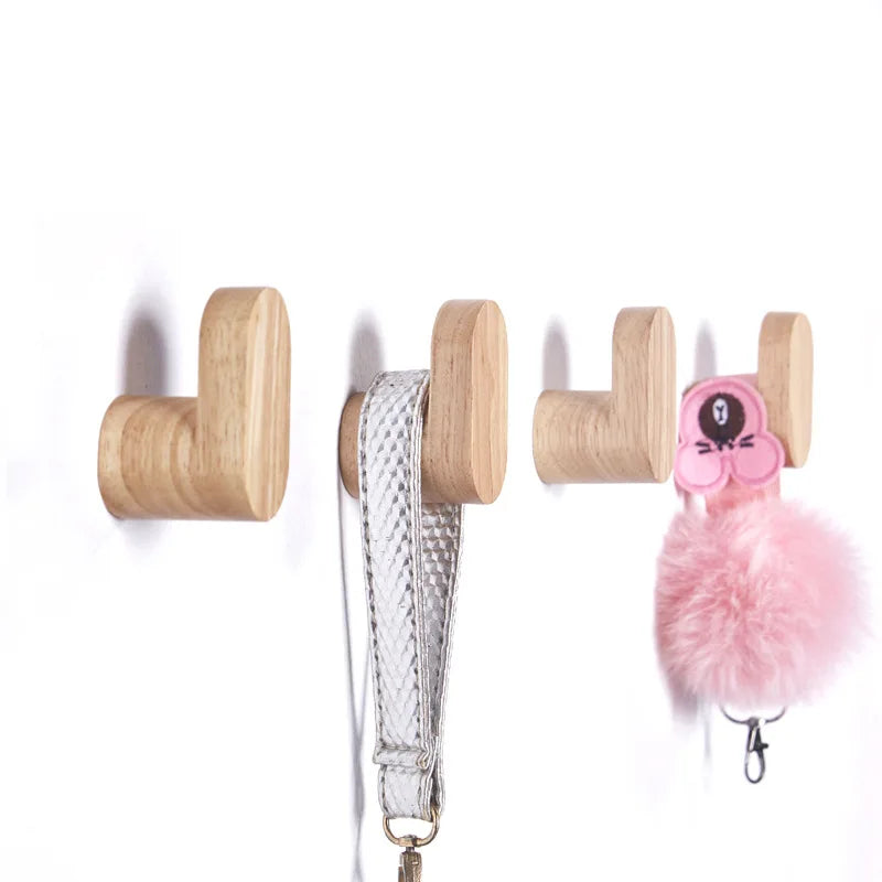 Sophisticated Wooden Wall Hooks for Stylish Spaces