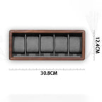 Elegant Wooden Timepiece Display and Storage Solution