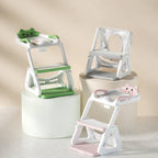 Adjustable Height Step Ladder for Toddler Toilet Training Seat