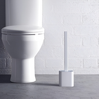 Compact Bathroom Holder with Toilet Brush for Cleaning