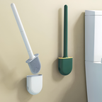 Compact Bathroom Holder with Toilet Brush for Cleaning