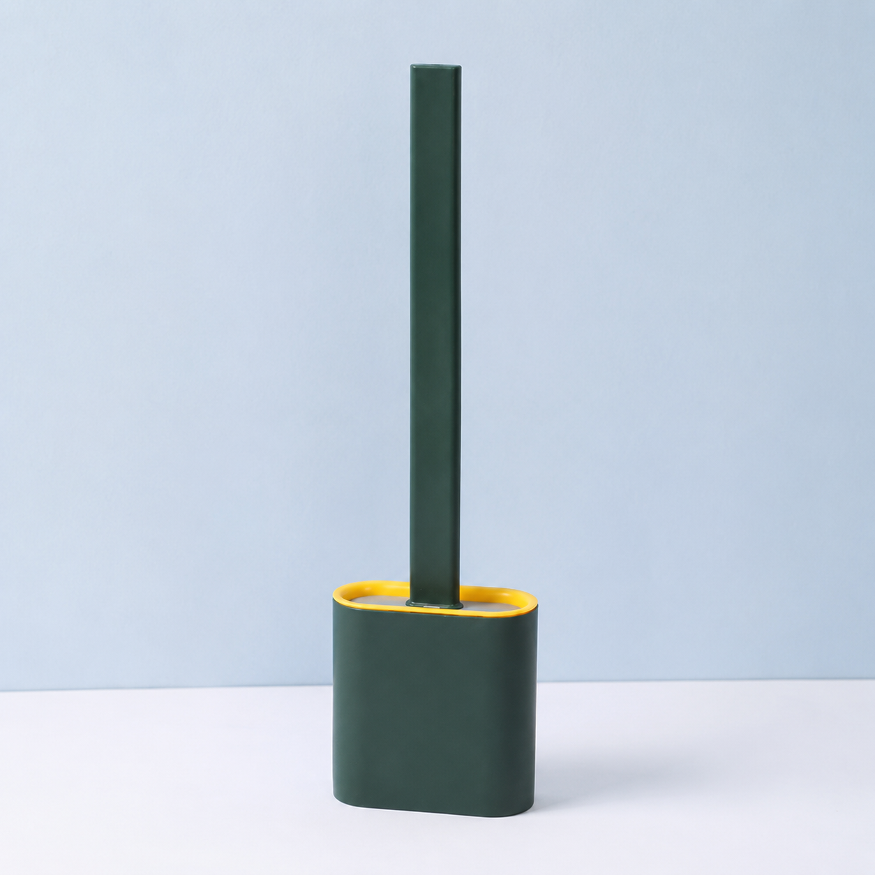 Compact Bathroom Holder with Toilet Brush for Cleaning